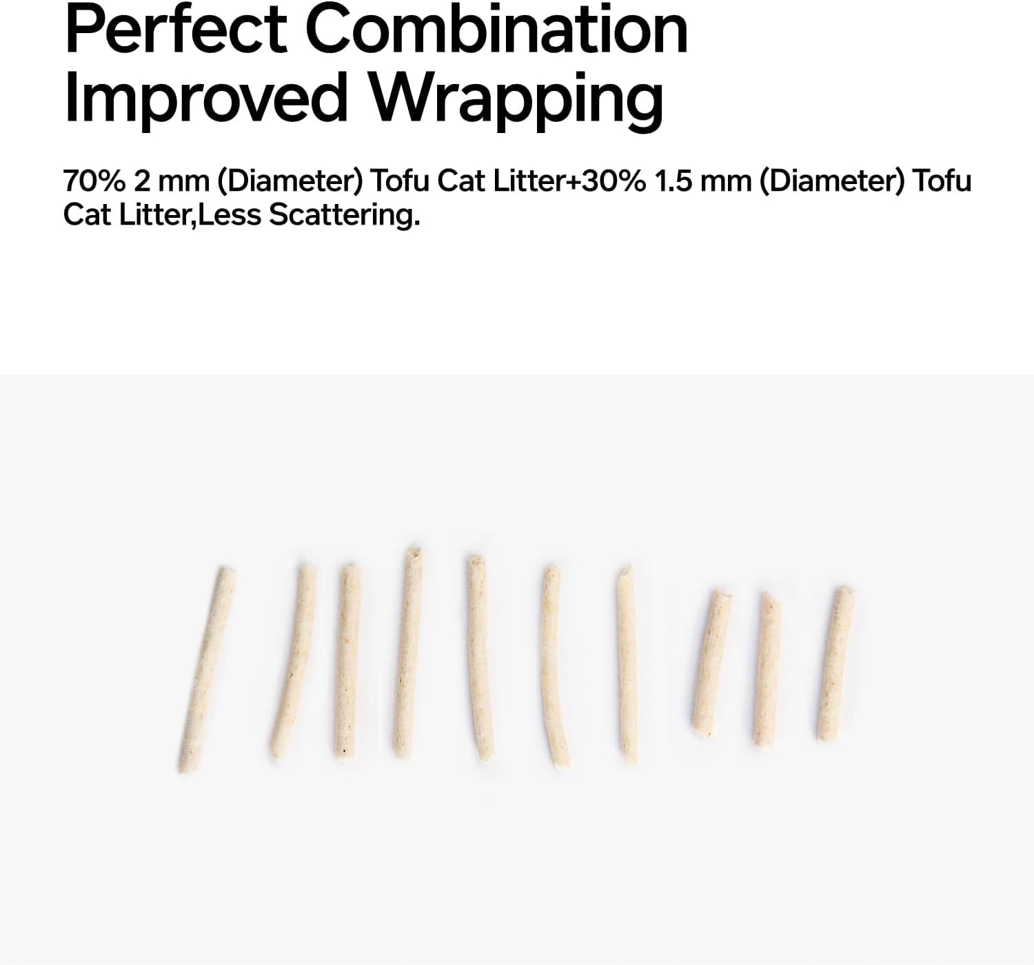 Pidan Tofu Cat Litter Clumping,Flushable,Ultra Absorbent And Fast Drying, 100% Natural Ingredients Litter,Solubility In Water,Re