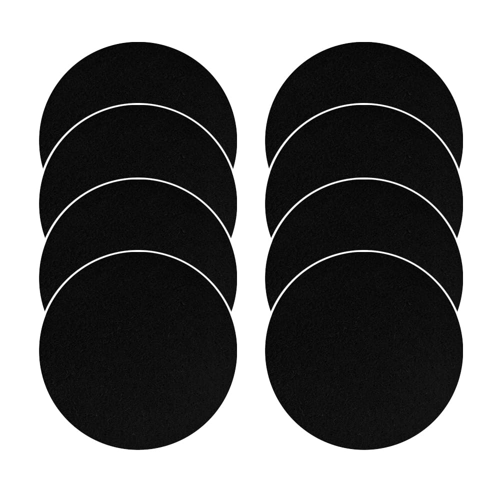 Hqrp 8-Pack Cat Litter Box Replacement Carbon Filters Compatible With Petmate Booda Dome Covered Litter Box, Activated Carbon Ch