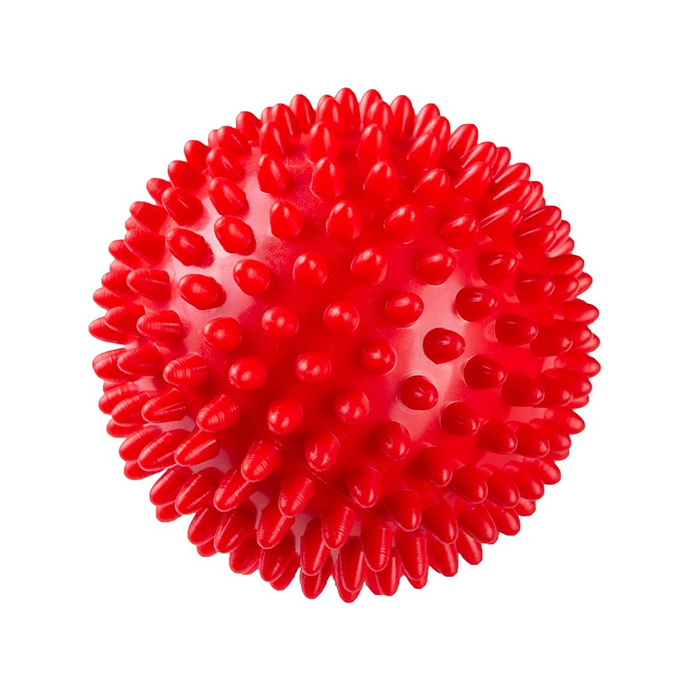 Psk Pet Mart 3 Inche Hard Spike Chew Rubber Ball Toy For Aggressive Chewer Dogs And Puppies (Pack Of 1)