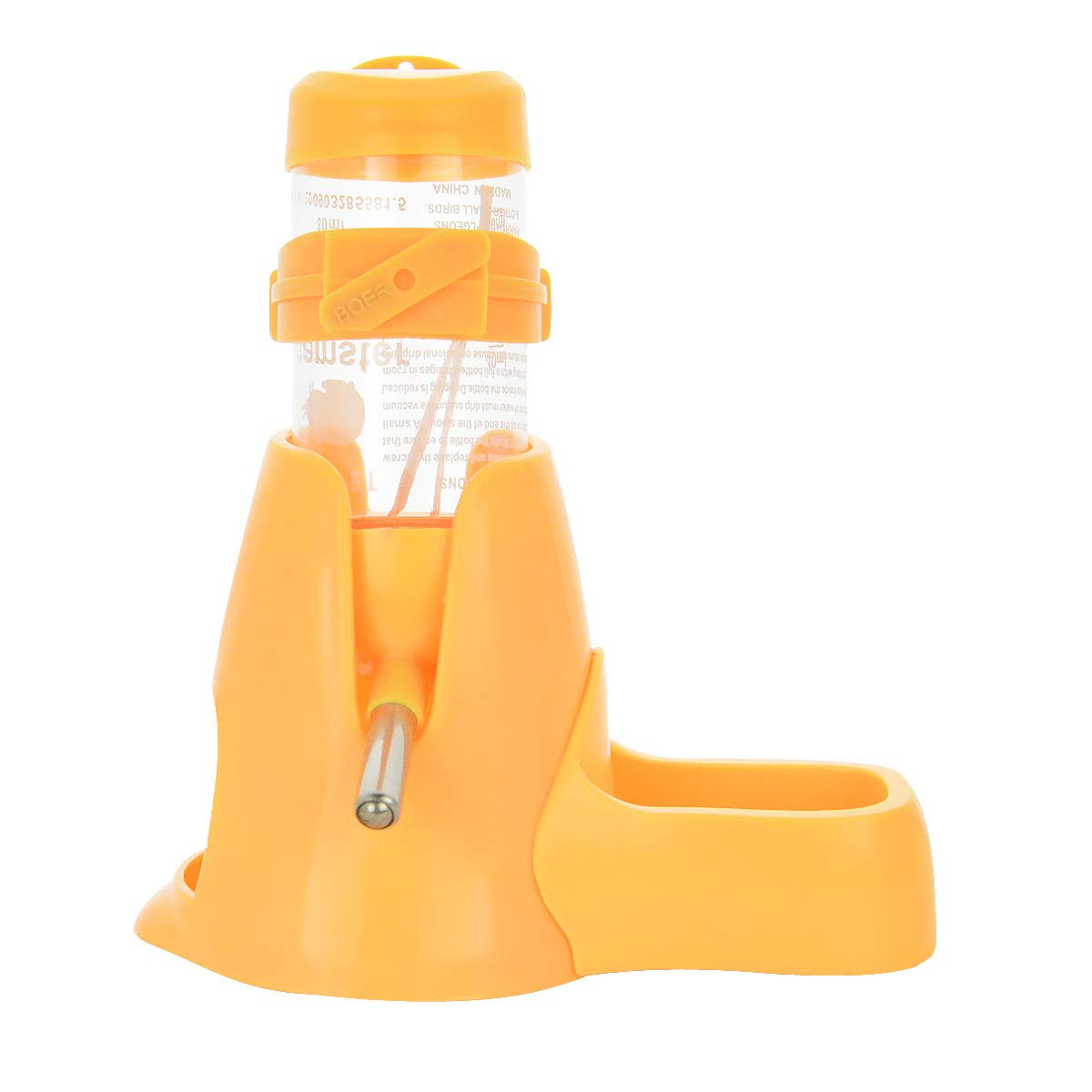 Guardians Hamster Water Bottle, Little Pet Automatic Drinking Bottle with Food Container Base Hut Hanging Water Feeding Bottles 