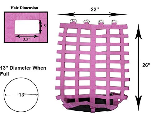 Derby Originals Go Around Slow Feeder Horse Hay Bag With 6 Month Warranty