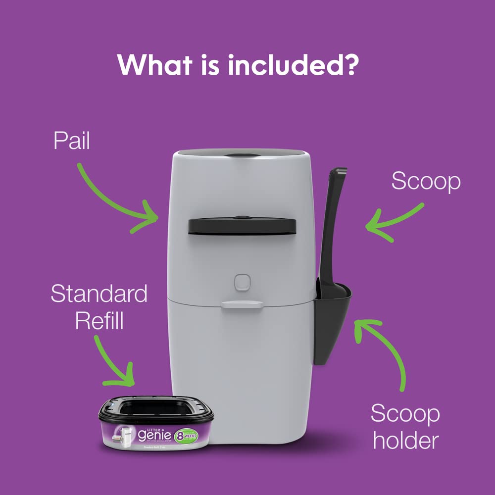 Litter Genie Cat Litter Disposal Odor Free Pail System
