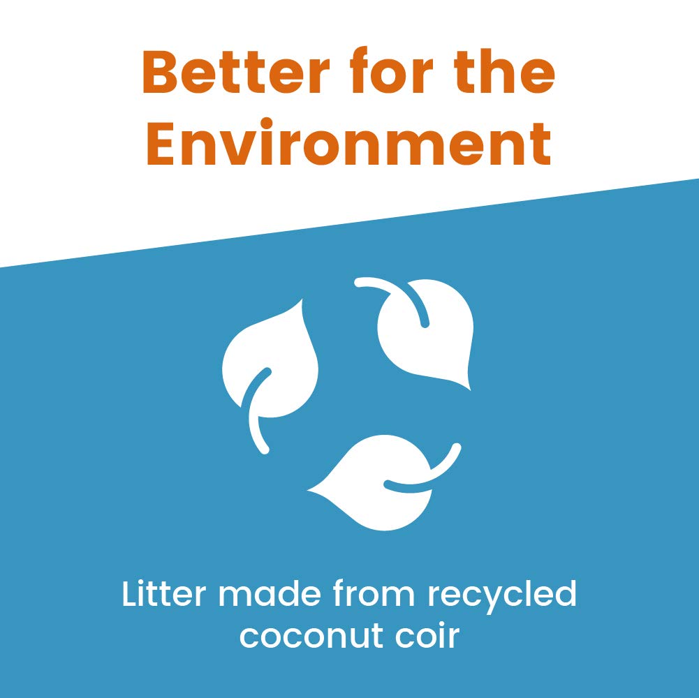 Catspot Litter: Coconut Cat Litter, Biodegradable, All-Natural, Lightweight & Dust-Free (Clumping, 2 Bags)