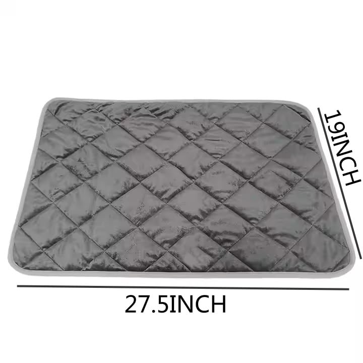 Uubei Thermal Mat Reflective Pet Heat Pad Self Heating Pad Non-Slip Washable Self Heating Mat For Indoor Dogs And Cats 27.5''X19