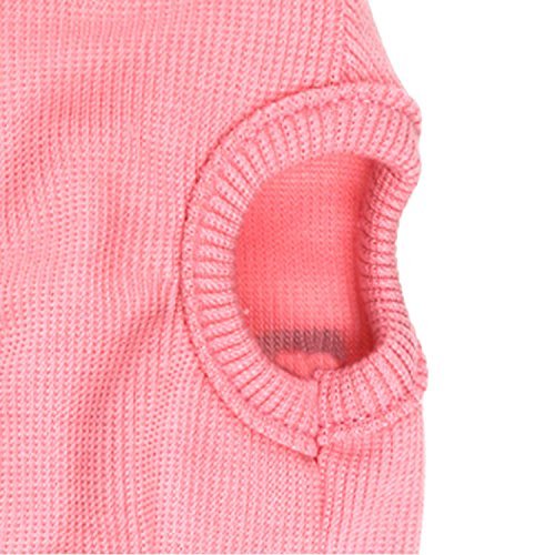 Droolingdog Small Dog Clothes Pink Dog Shirt Puppy Sweater Pet T-Shirt For Small Dogs, Xs, Pink
