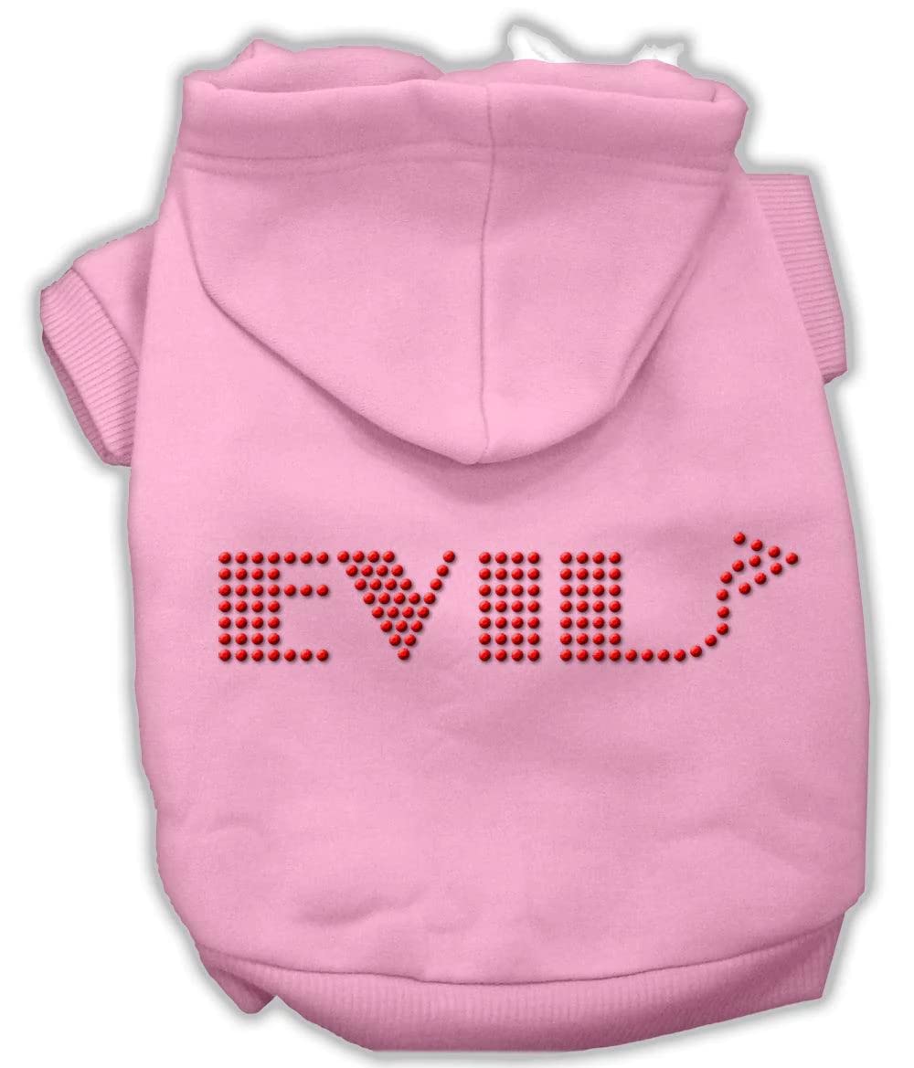 Mirage Pet Products 12-Inch Evil Hoodies, Medium, Pink