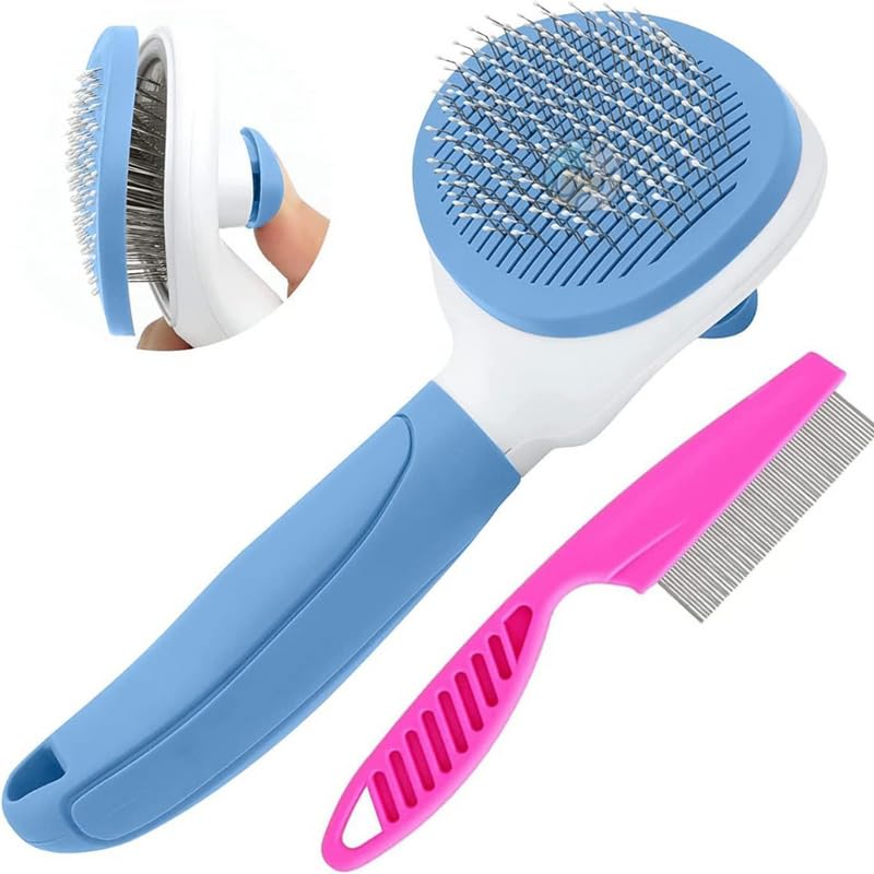 Dog Trust Pet Grooming Shedding Brush for Dogs and Cats  Easy to Remove Loose Undercoat, Pet Massaging Tool Suitable for Pets w