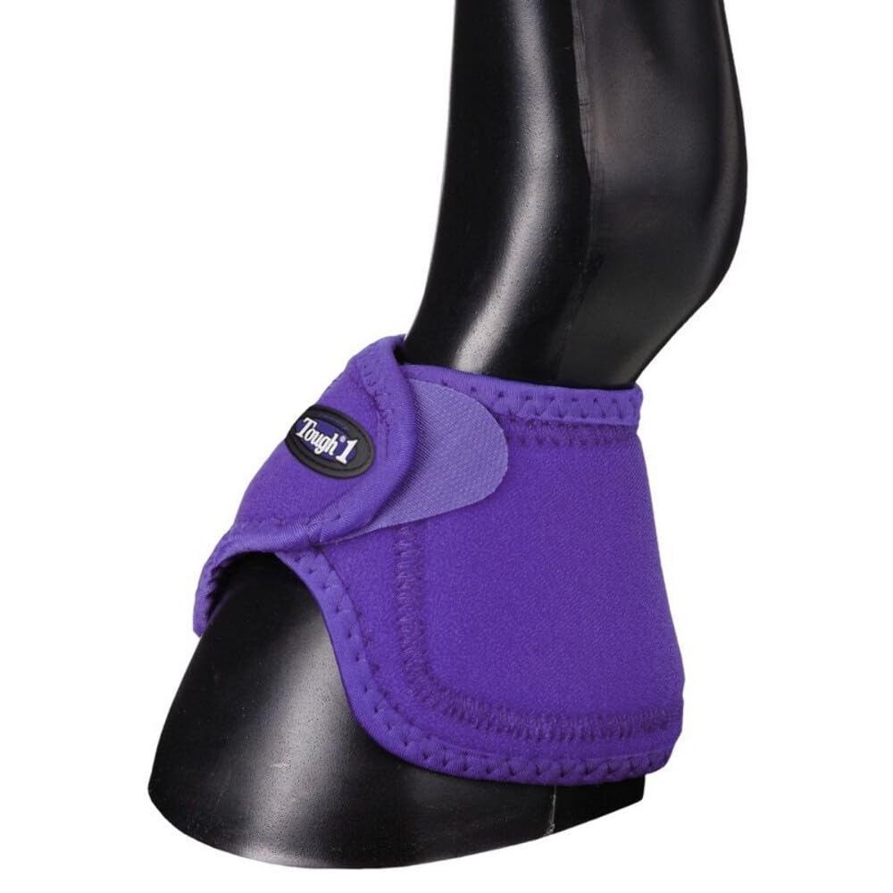 Tough 1 Performers 1St Choice No Turn Bell Boots, Purple, Large
