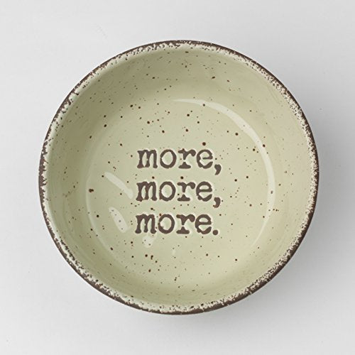 Petrageous 15019 Crockery Stoneware Water Dog Bowl With 4 Cup Capacity 6.5 Inch Diameter By 2.25 Inch Tall Great For Medium And