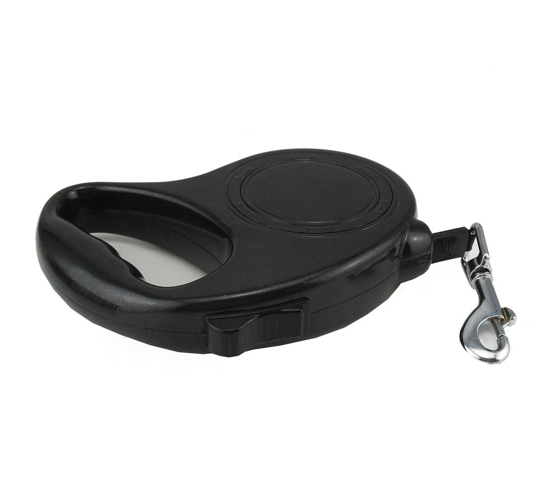 Yueton 16 Ft 5M Pet Dog Cat Puppy Retractable Leash Traction Rope Walking Lead Leash (Black)