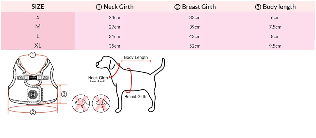 Puppia Blitzen Vest Dog Harness Step-In Warm Winter Christmas Holiday Harness For Small And Medium Dog, Checkered Red, Small