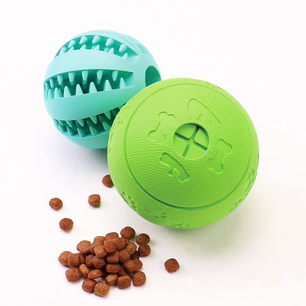 HIPPIH Dog Puzzle Toy 2 Pack, Interactive Dog Toys for Treat Dispensing, Durable Puppy Toys for Teething Small Dogs, Dog Treat B