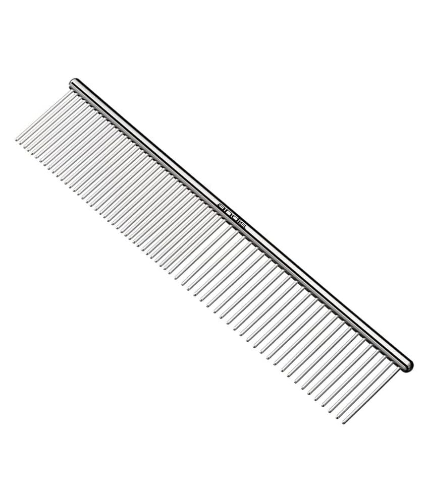 Andis 68550 Stainless-Steel Comb for Knots, Mats & Loose Hair Removal - Effective Dematting Tool, Comfortable, Lightweight, Port