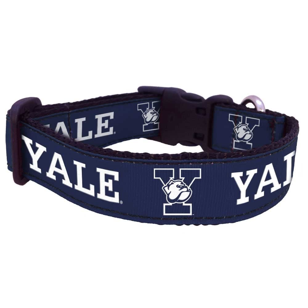 College Dog Collar (Medium, Yale)