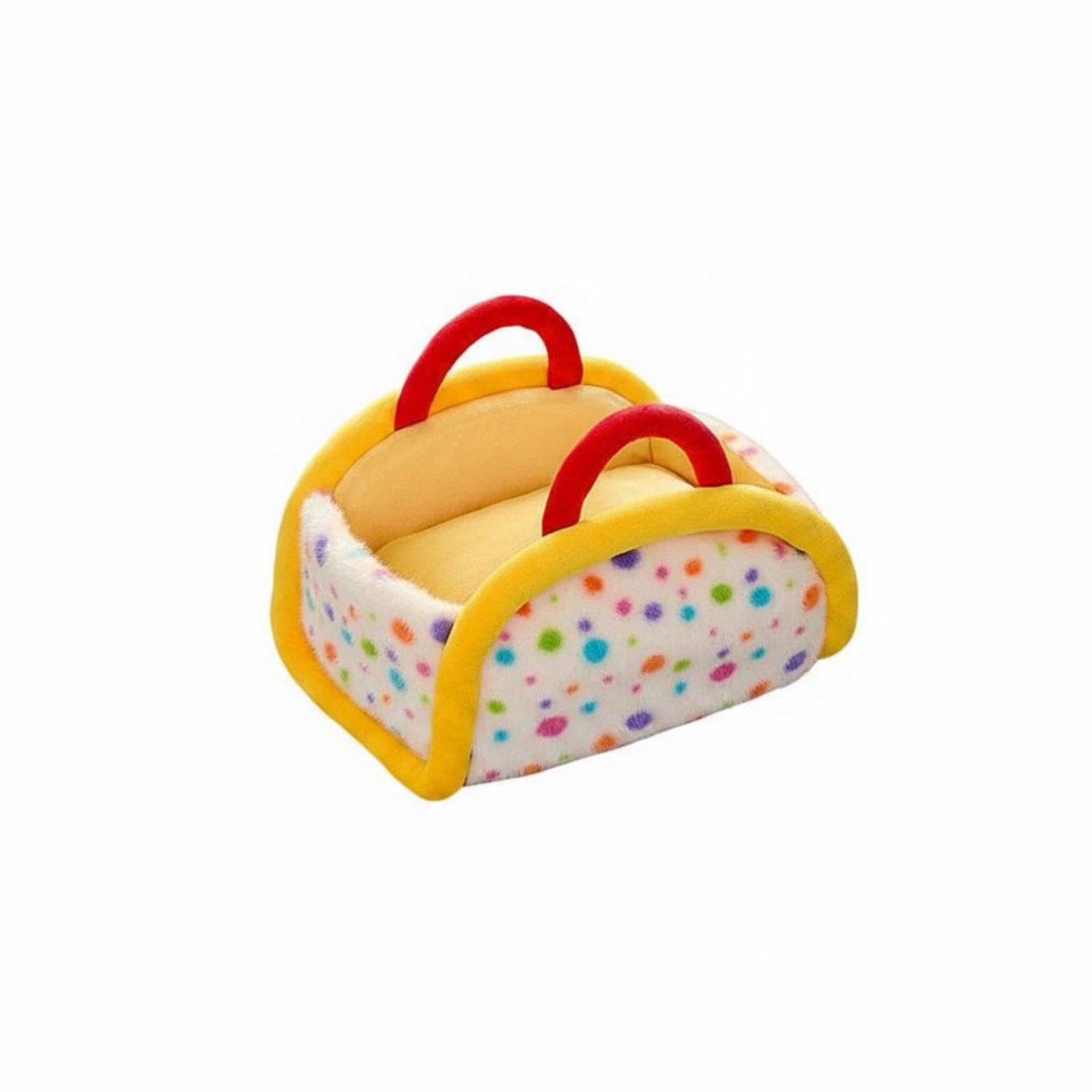 Semi Enclosed Pet Bed All Season Portable Pet Bed Privacy Cover Soft Cat Nest for Cats, Small Dogs, Car, Travel Small