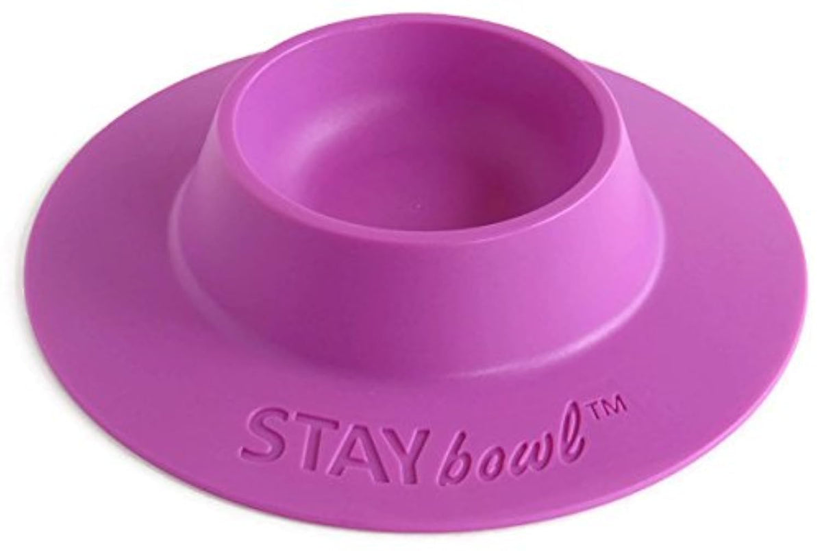 Staybowl Tip-Proof Ergonomic Pet Bowl For Guinea Pig And Other Small Pets, 1/4-Cup Small Size, Lilac (Purple)