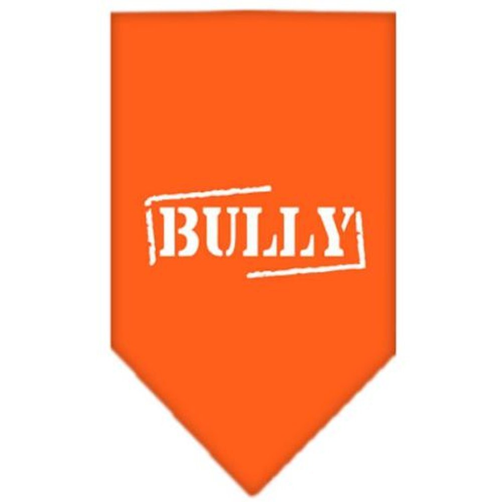 Mirage Pet Products Bully Screen Print Bandana for Pets, Large, Orange