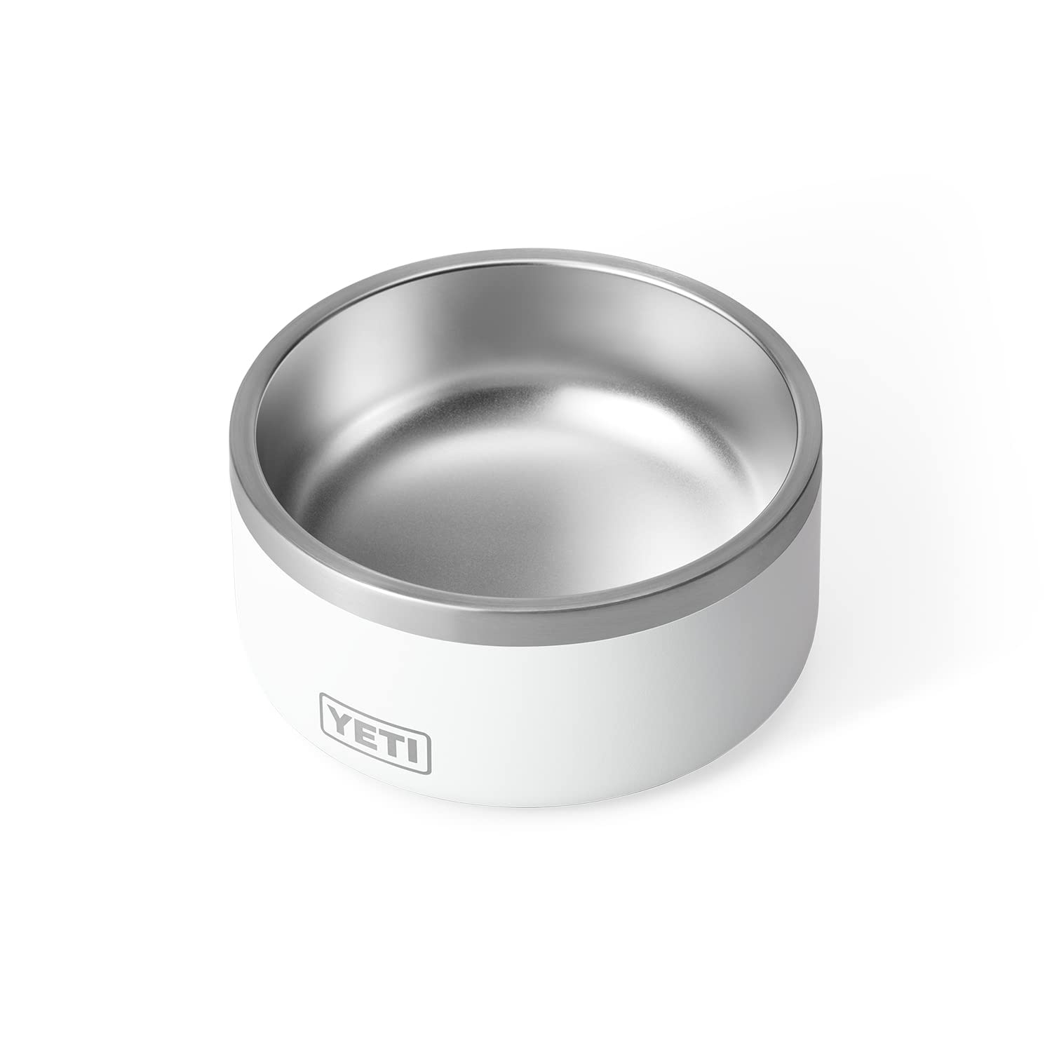 YETI Boomer 4, Stainless Steel, Non-Slip Dog Bowl, Holds 32 Ounces, White