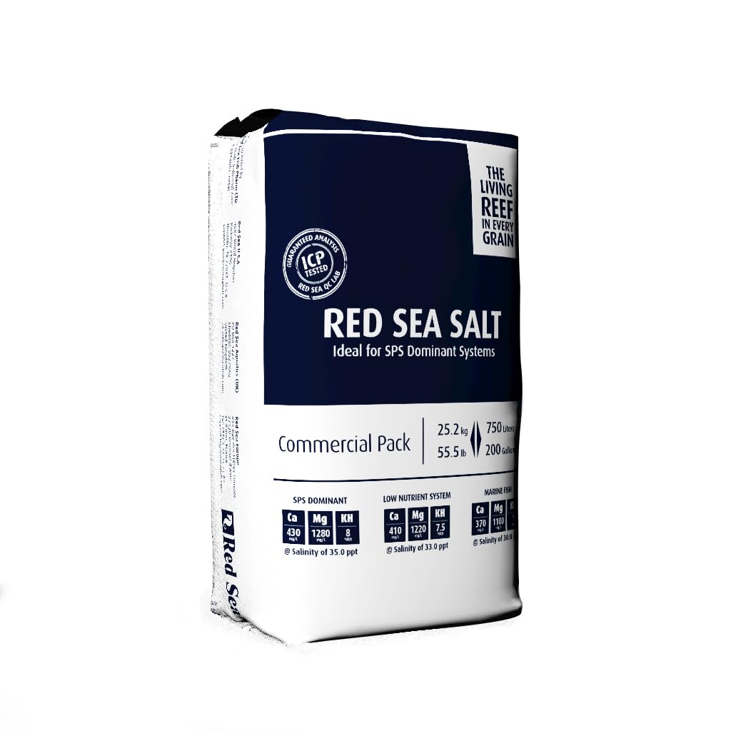 Red Sea Fish Pharm ARE11072 Coral Reef Marine Salt for Aquarium, 200-Gallon