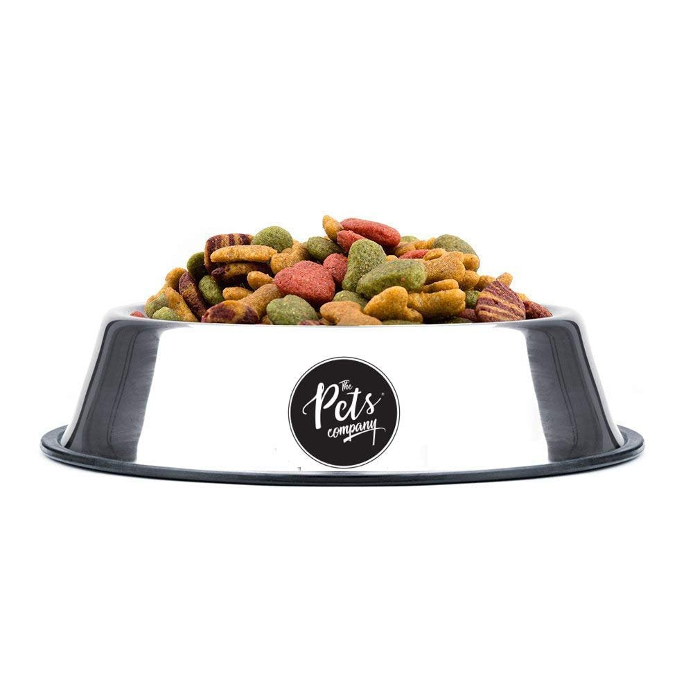 The Pets Company Feeding Stainless Steel Bowls For Medium Dogs