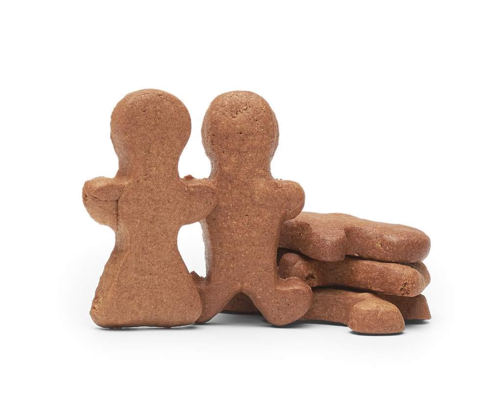 Portland Pet Food Company Gingerbread Dog Treats Healthy Biscuits for Small Medium & Large Dogs - Grain-Free, Human-Grade All Na