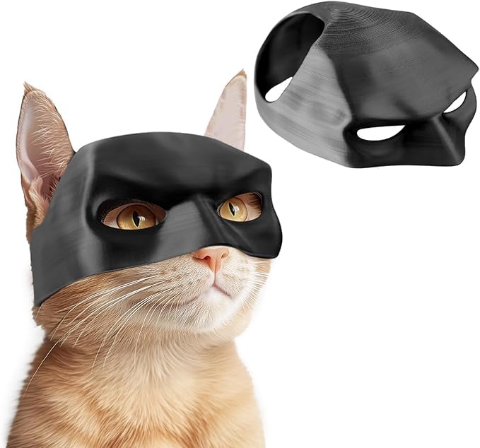 Cat Mask Cosplay,Cat Hat,Soft Silicone Made,Batcat Avenger Mask Funny Costumes Accessories For Large Cats