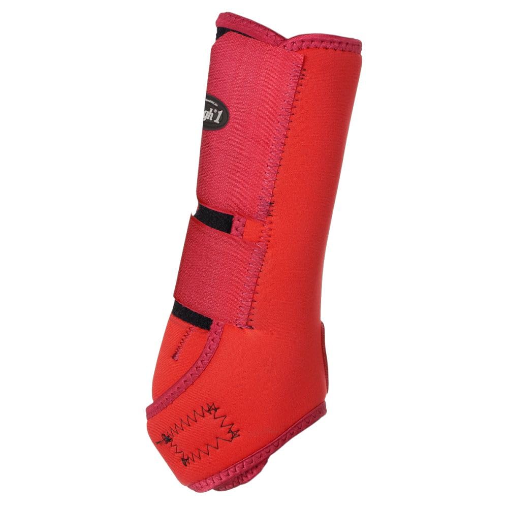 Tough 1 Economy Vented Front Sport Boots, Red, Medium