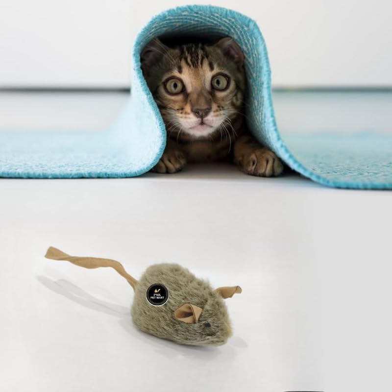 Psk Pet Mart Catnip Toy  1Pc Cats Mouse Plush Cat Toys Realistic Vibrating Cute Kitten Mice Filled Catnip For Cat Chew Toy Col