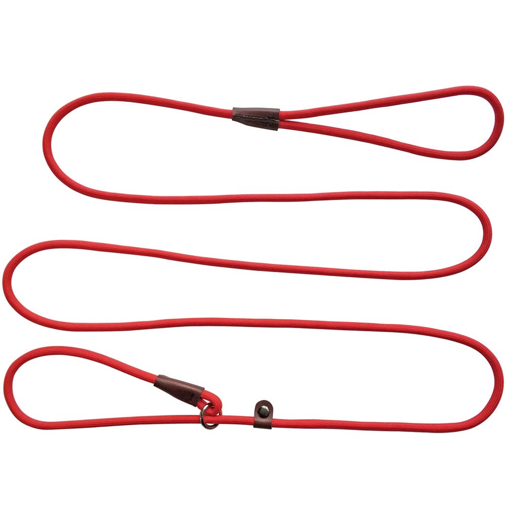 Btinesful 7Ft Slip Lead Dog Leash, Strong Nylon Rope Leash, 1/4 & 1/2 Inch Diam Dog Training Lead For Small Medium Large Dogs (1