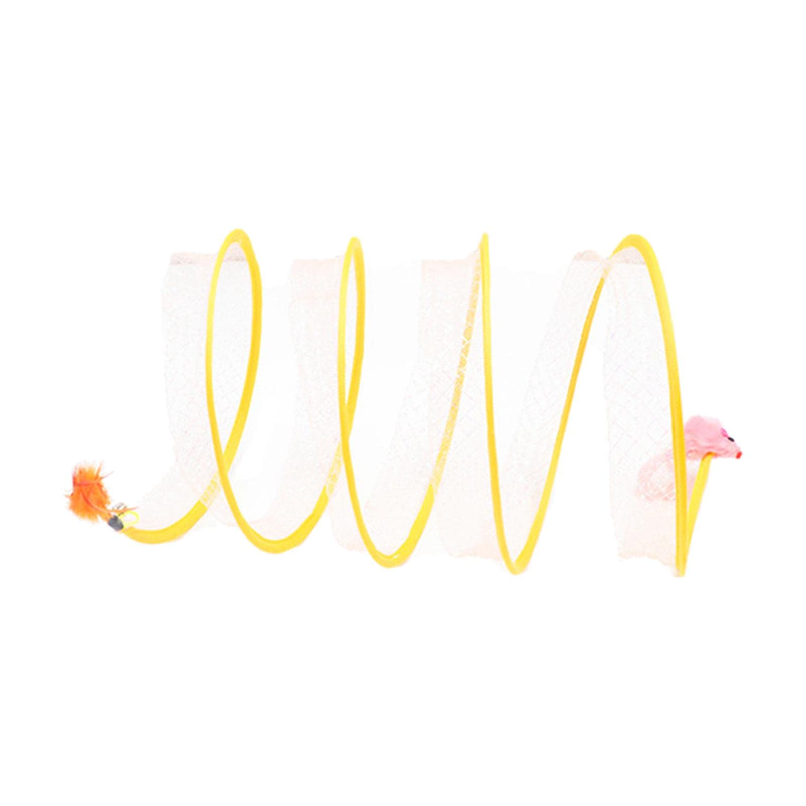Enakshi Cat Tunnel Tube Foldable Tubes Spiral Tunnel Cat Runway For Mouse |Pet Supplies | Cat Supplies | Toys