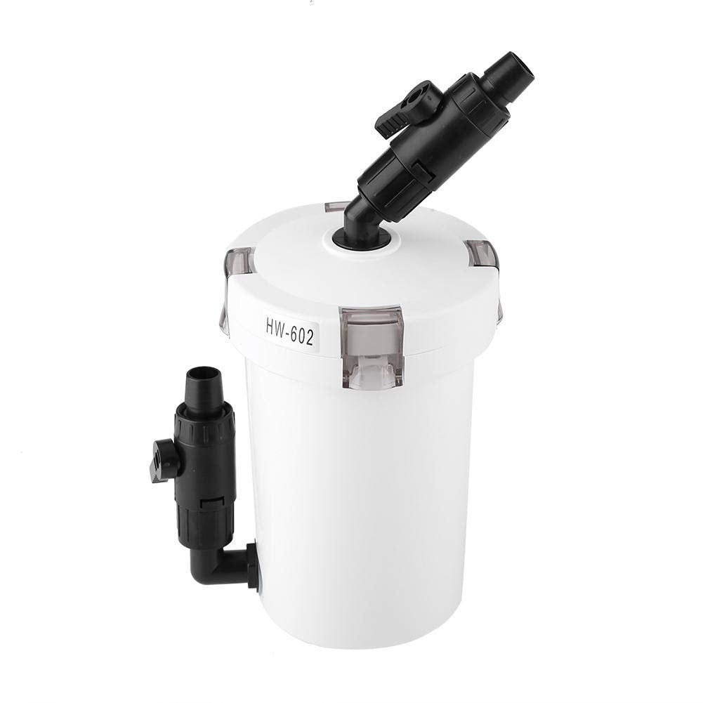 Fdit Aquarium Fish External Canister Filter with Pump Table Mute Filters Bucket HW-602 HW-603 HW-602B HW-603B(602)