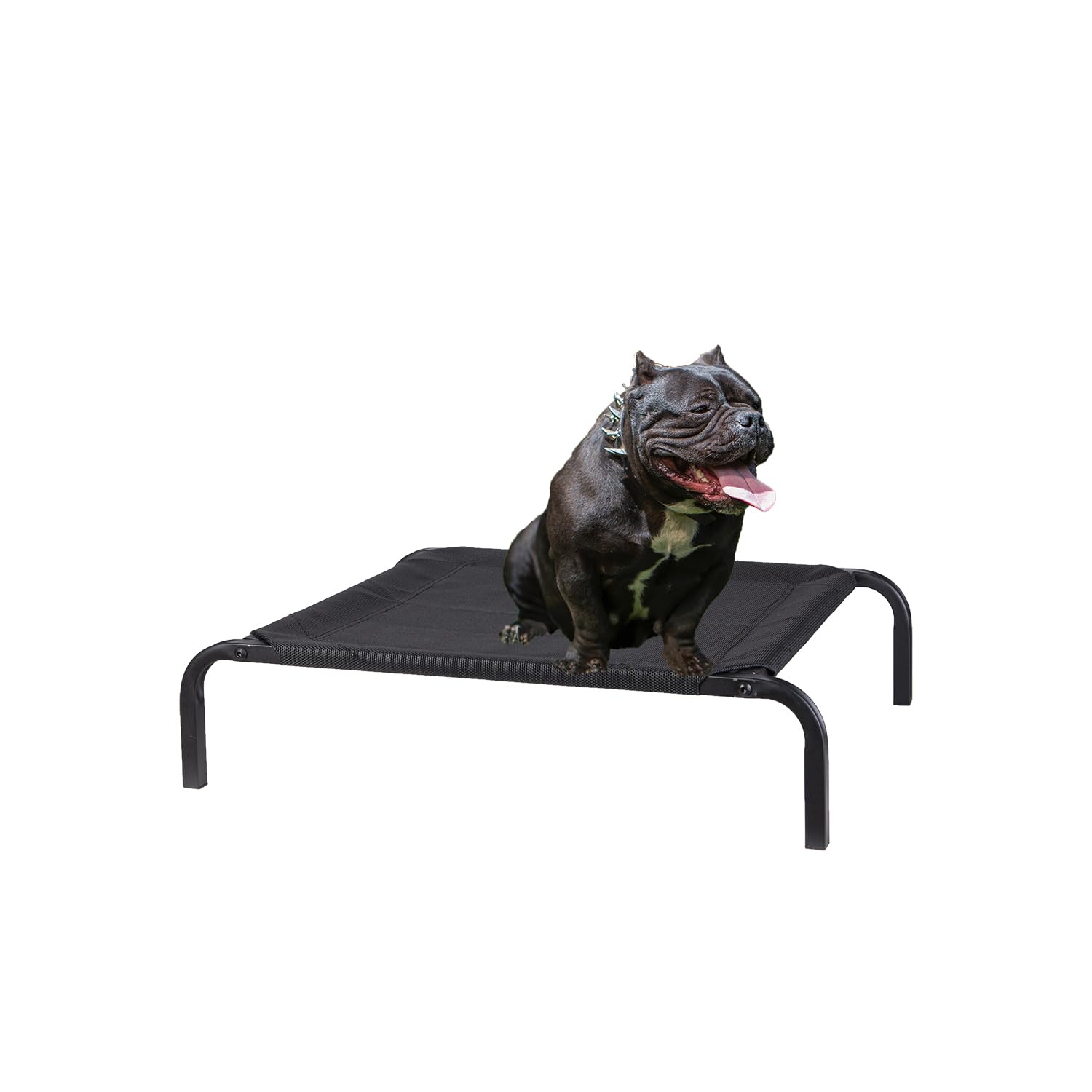 Elevated Outdoor Dog Bed, Dog Cot Bed Waterproof, Portable Indoor & Outdoor Pet Hammock Bed, Frame With Washable, Breathable, Du