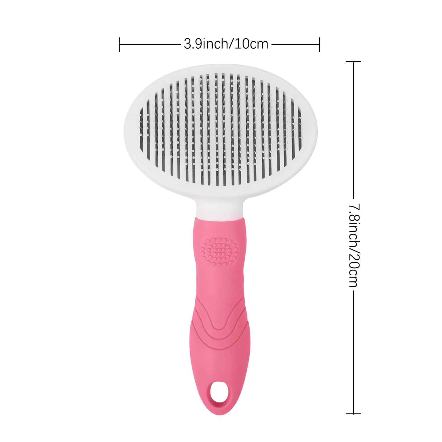 Cat Grooming Brush, Pets Skin Friendly Self Cleaning Slicker Brushes for Shedding Massage Dogs Cats Hair Gentle Remove Loose Und