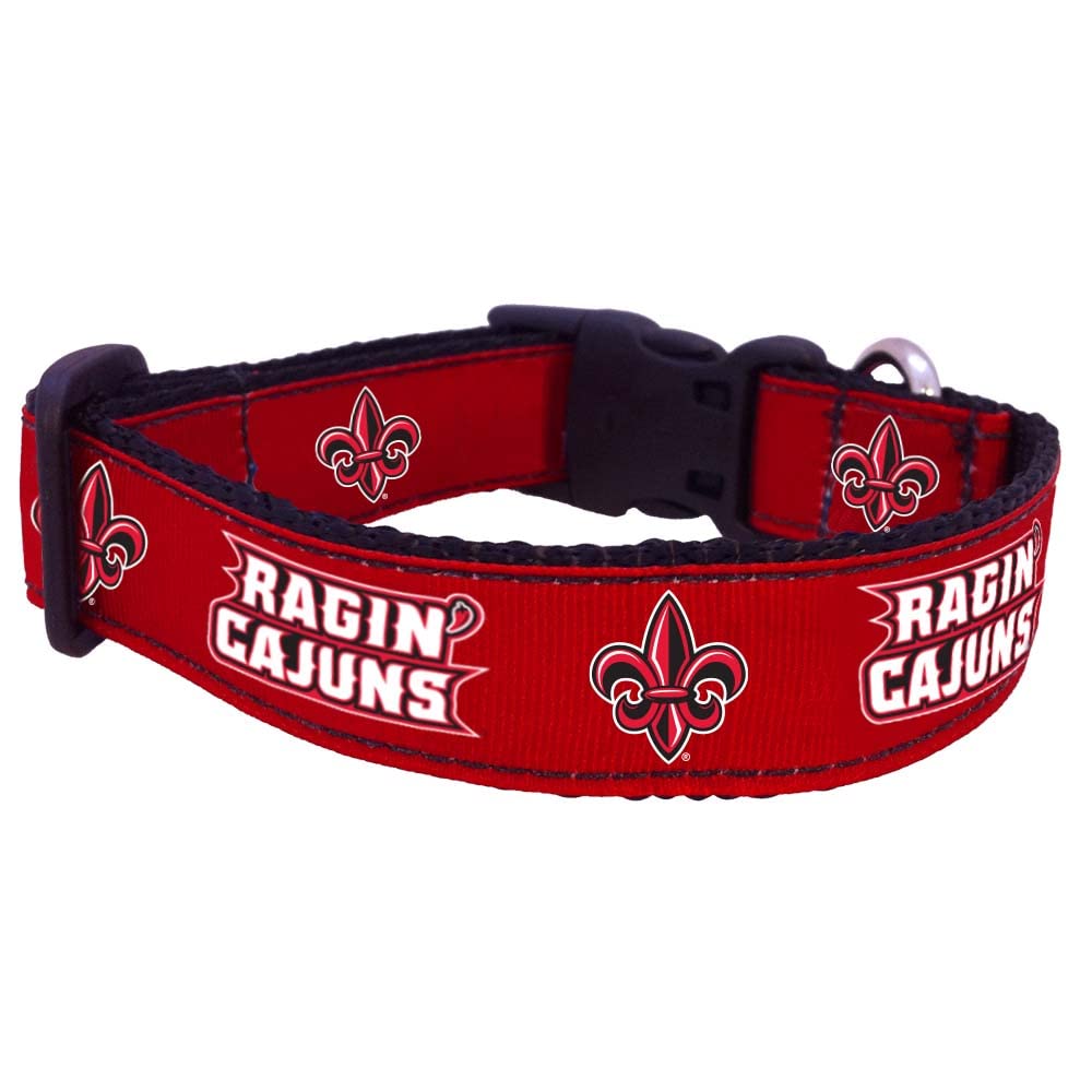 College Dog Collar (Large, Louisiana Lafayette)