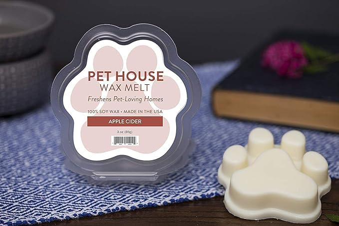 One Fur All 100% Natural Soy Wax Melts, Pack Of 2 By Pet House - Long Lasting Pet Odor Eliminating Wax Melts Non-Toxic, Dye-Free Unique, Made In Usa (2 Pack, Evergreen Forest/Fireside)