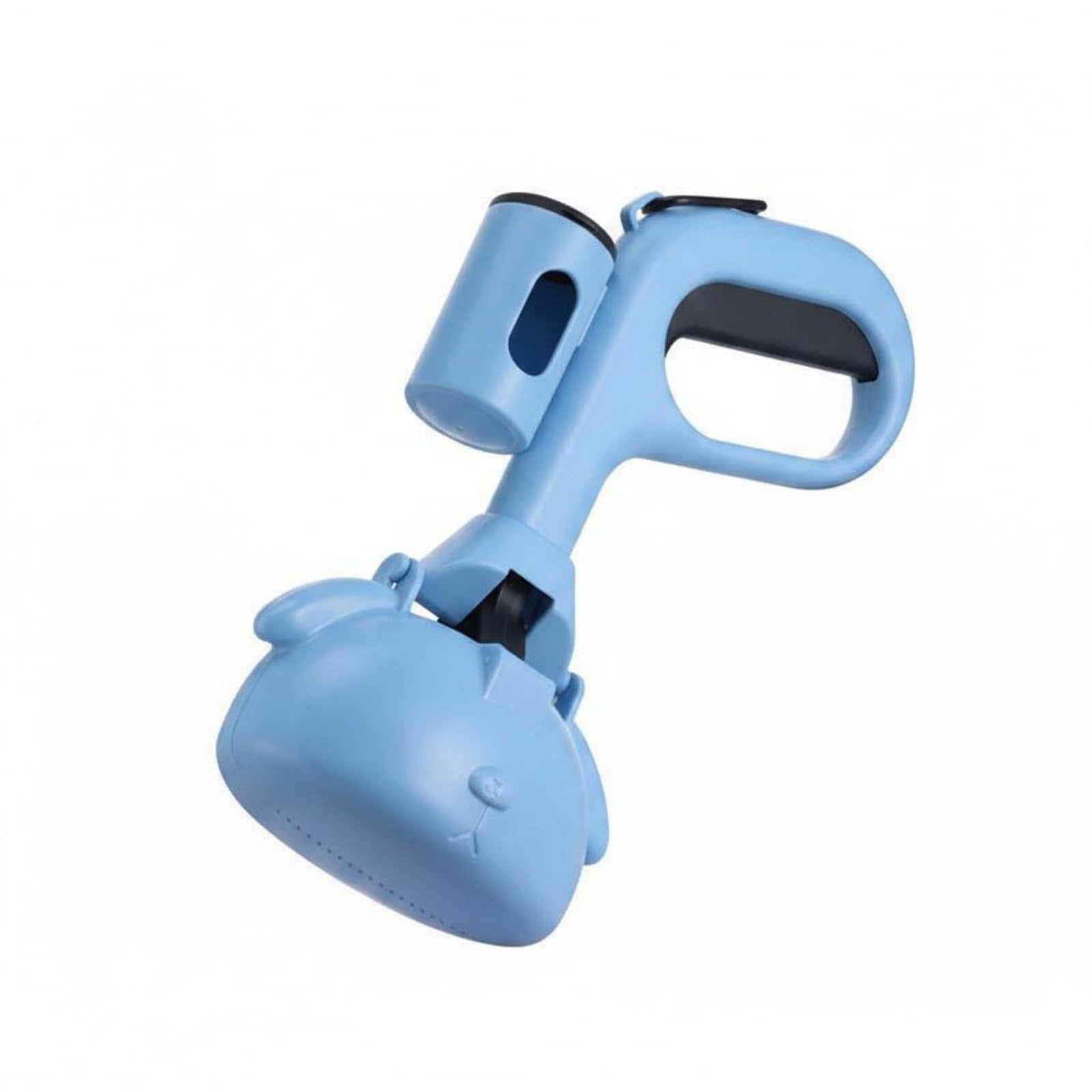 Enakshi Portable Handheld Poop Scooper with Bag Dispenser SingleHanded Operation Dog Poop Scooper Ergonomic Handle Hygienic for