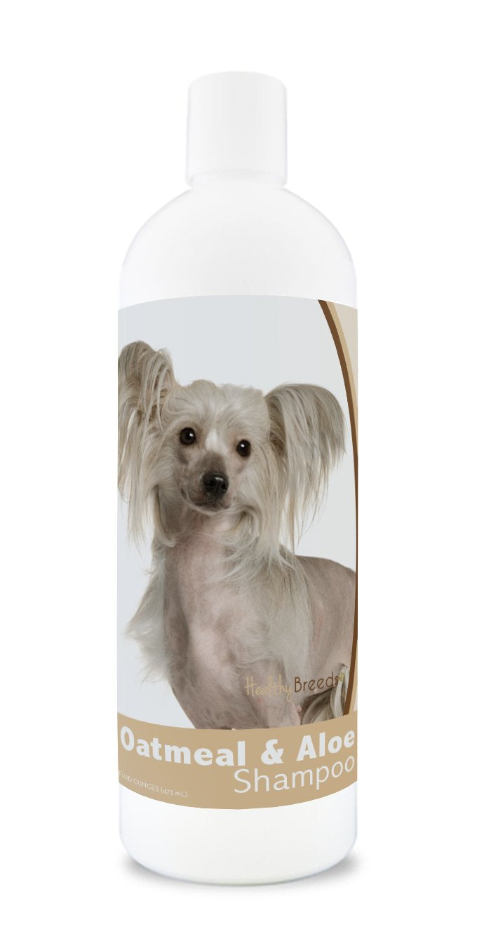 Healthy Breeds Chinese Crested Oatmeal Shampoo With Aloe 16 Oz