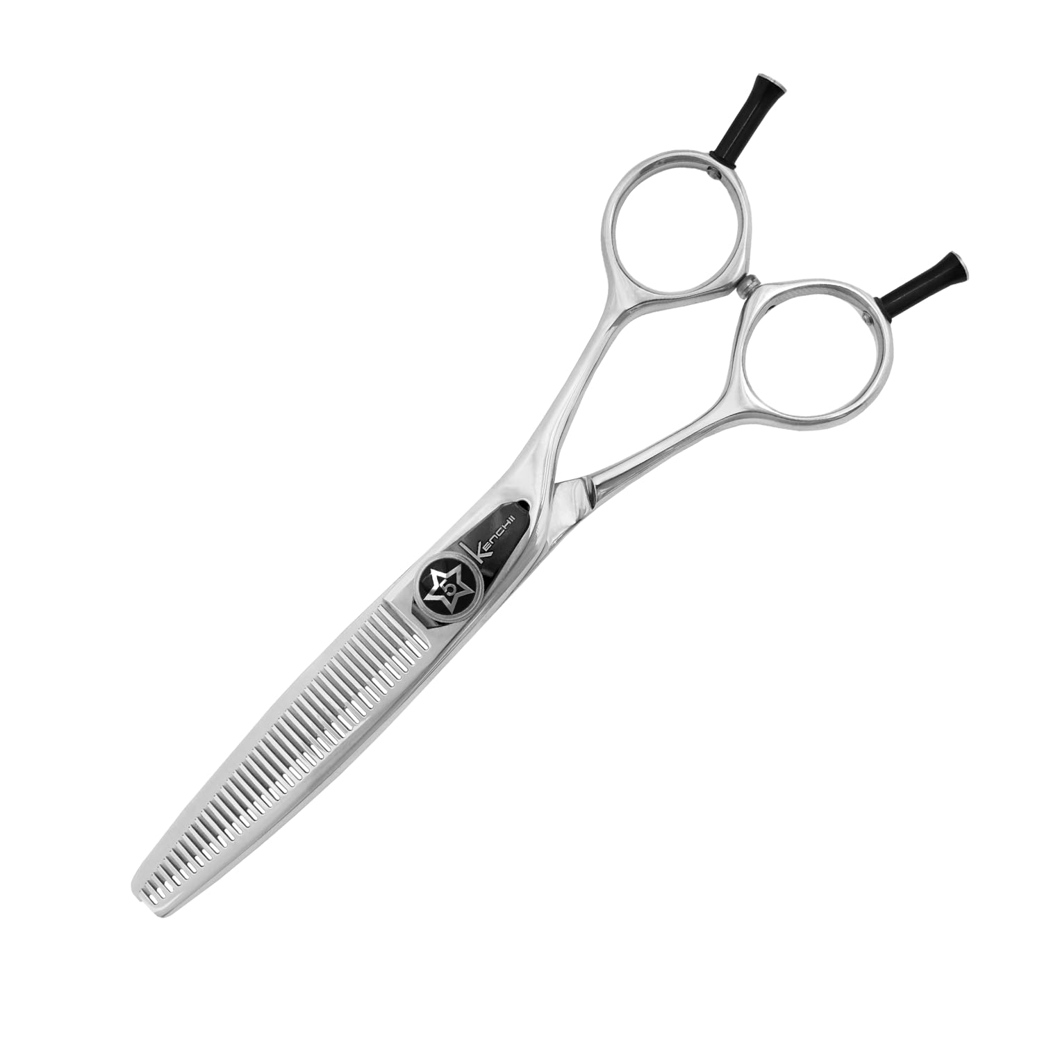 Kenchii Five Star Even Handle Dog Grooming Shears, 38 Tooth Thinner Shears, Light Weight, Heavy Duty Pet Grooming Scissor for Do