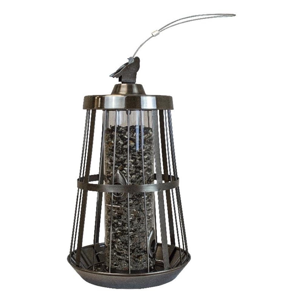 Outdoor Leisure Products Deluxe Bird Feeder, Nickel