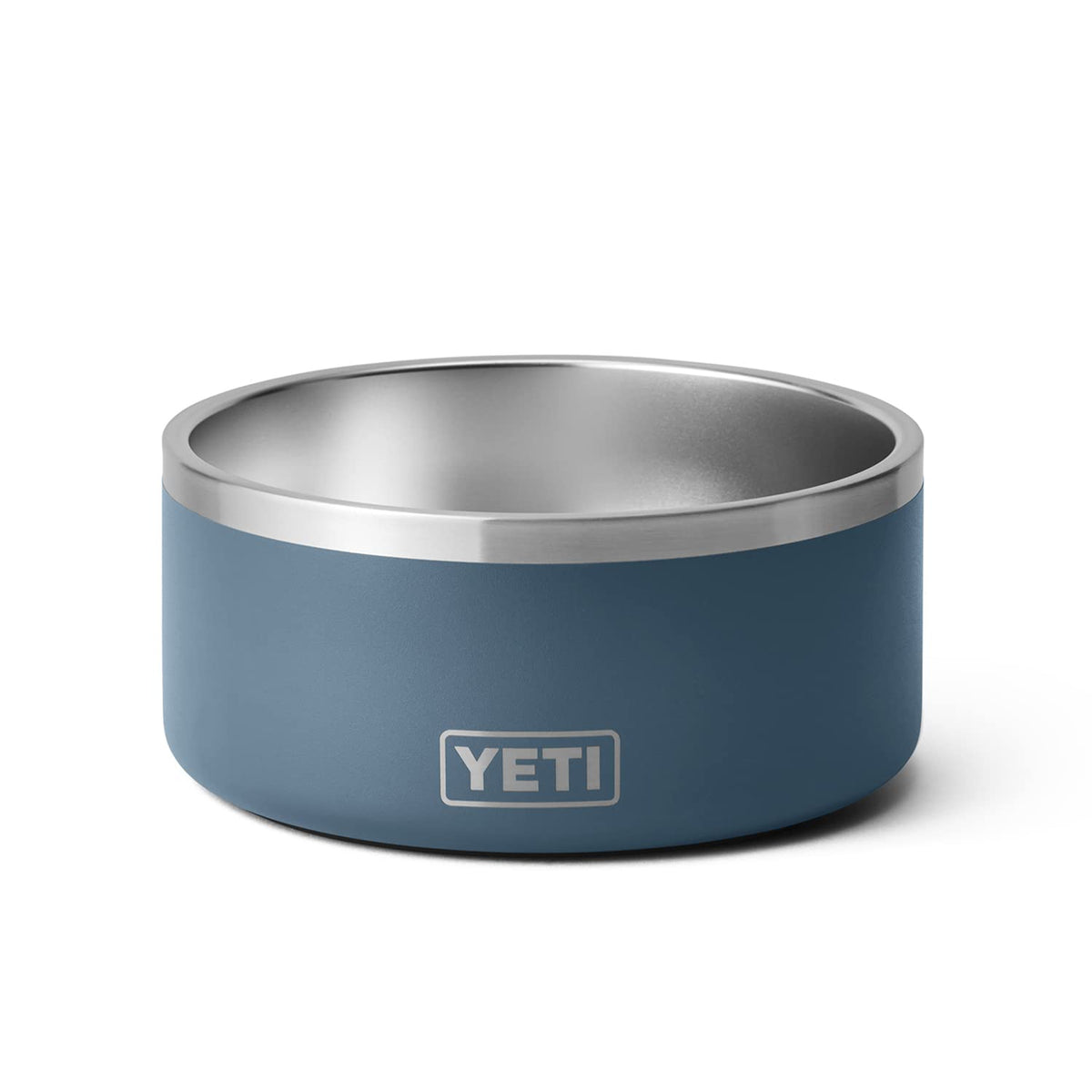 Yeti Boomer 8, Stainless Steel, Non-Slip Dog Bowl, Holds 64 Ounces, Nordic Blue