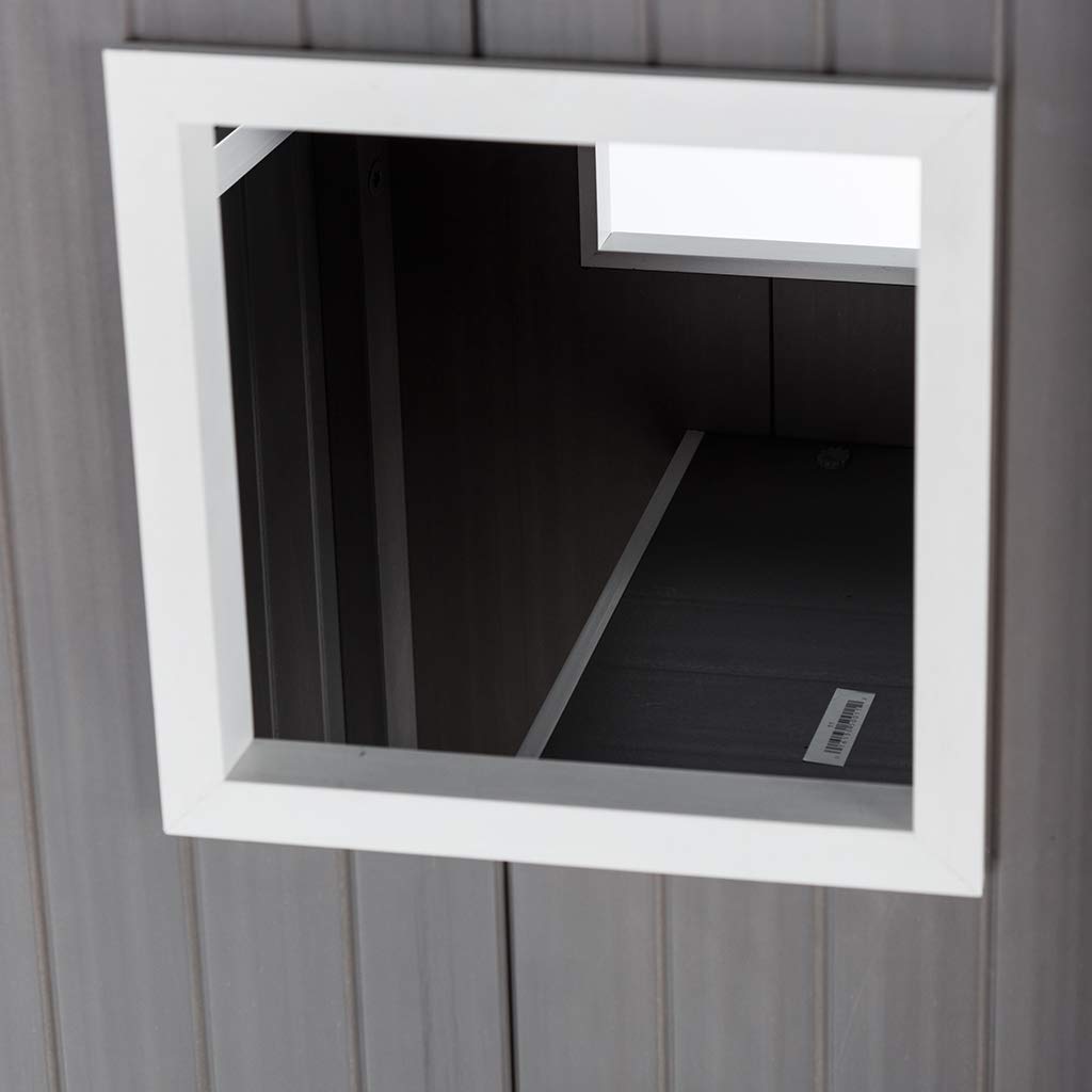 New Age Pet ECOFLEX Kitty Kase Cat Tree Play Tower, grey (EHKKS13-05)