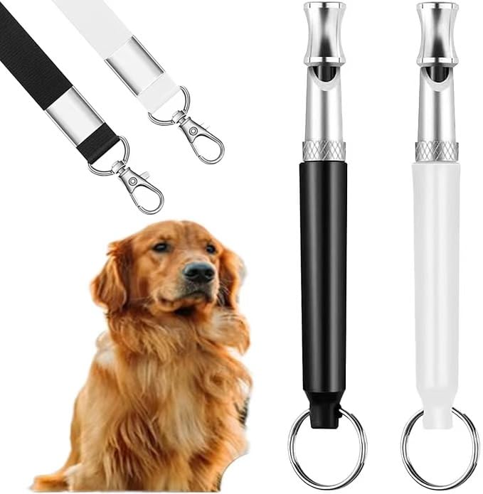 Hmflxyjyrh Dog Whistle To Stop Barking Neighbors Dog, Adjustable Ultrasonic Silent Dog Whistle, Professional Recall Dog Training