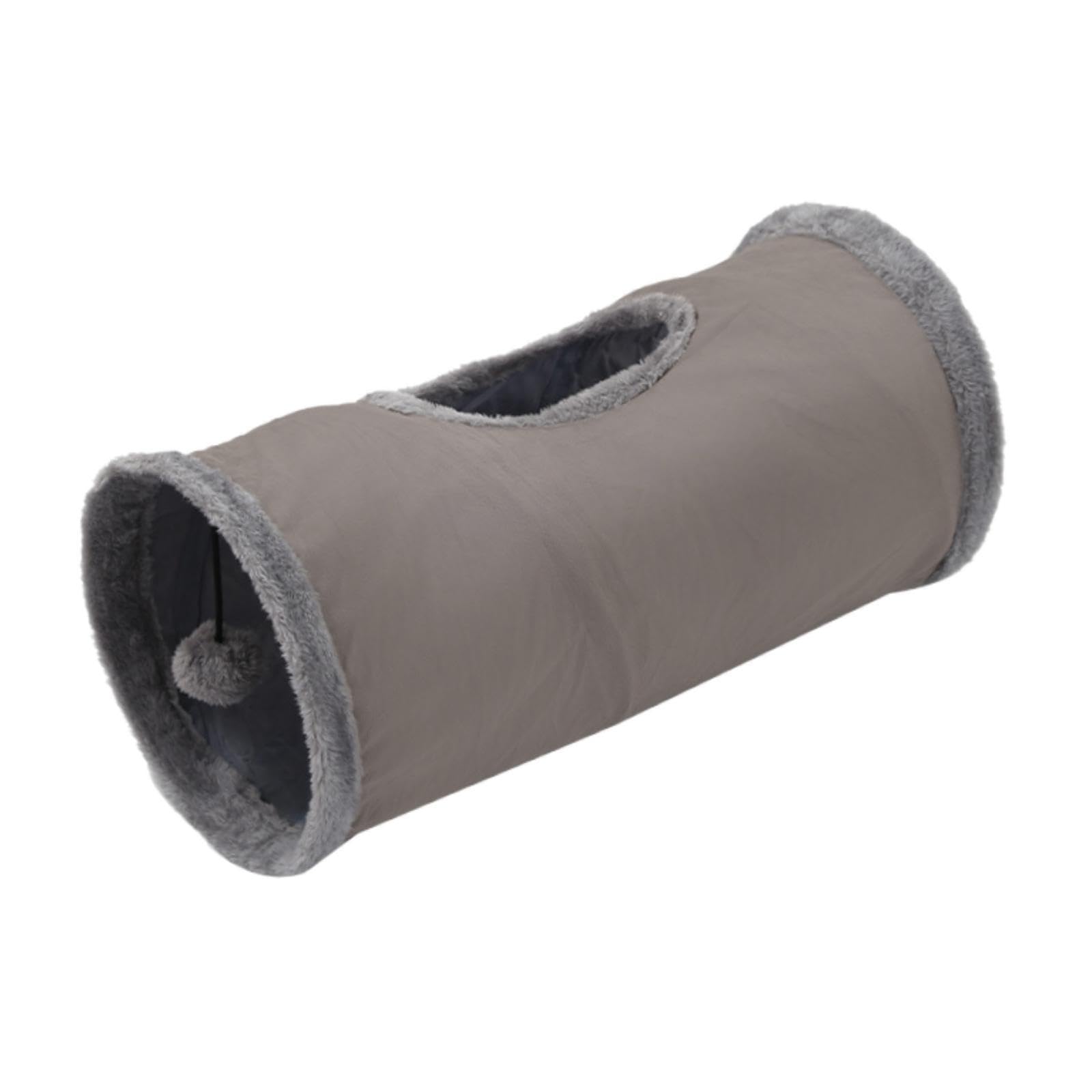 Heavenglow Cat Tunnel For Indoor Cats Hideaway Kitten Cave Pet Supplies Funny With Ball Gray|Pet Supplies | Cat Supplies | Toys