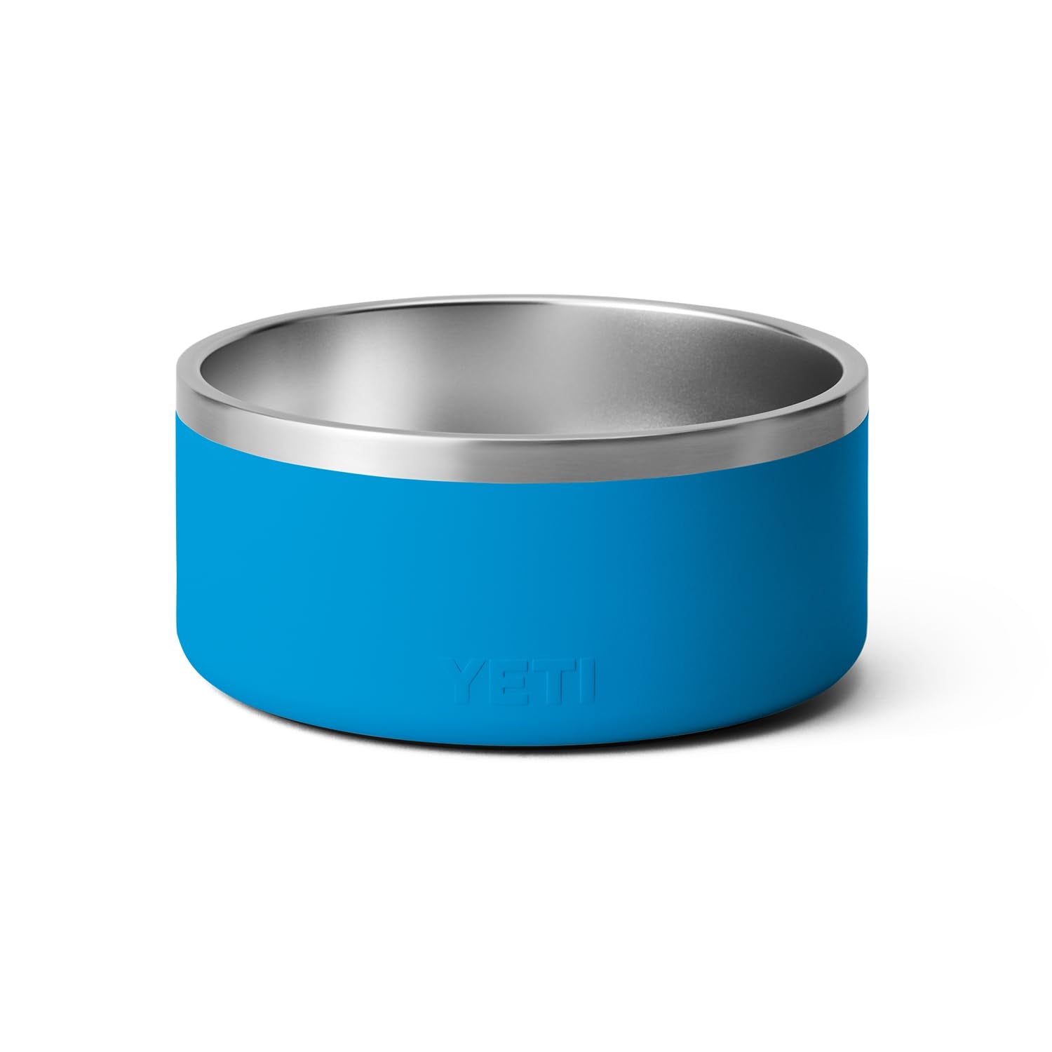 Yeti Boomer 8, Stainless Steel, Non-Slip Dog Bowl, Holds 64 Ounces, Big Wave Blue