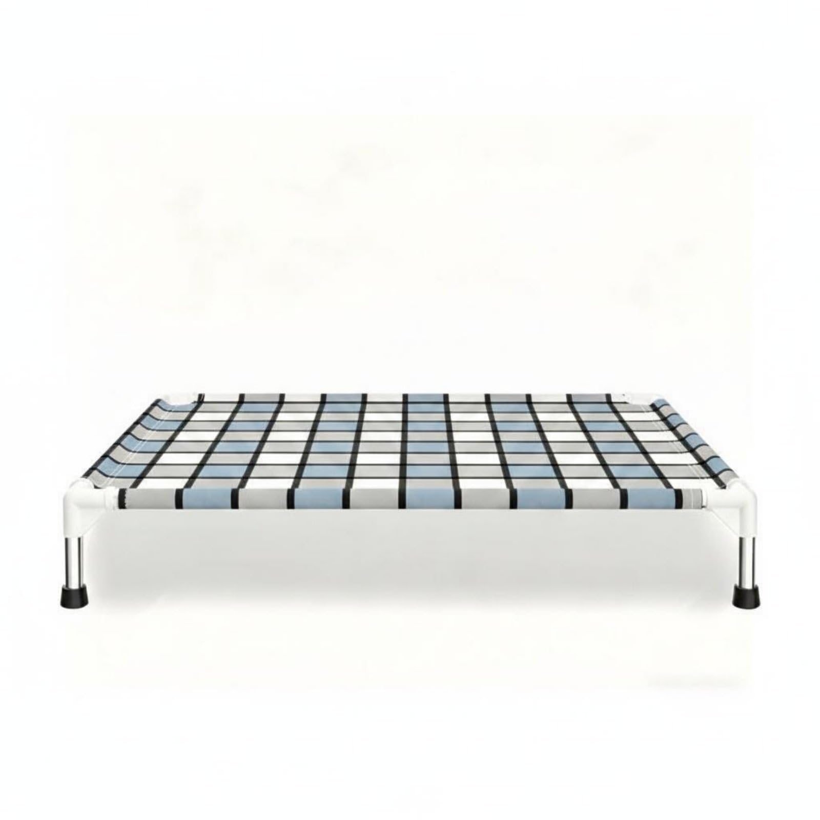 STYLEHEAVEN YearRound Elevated Dog Bed Removable Washable Raised Pet Bed Stainless Steel Frame Raised Pet Cot for Indoor, 86 X 