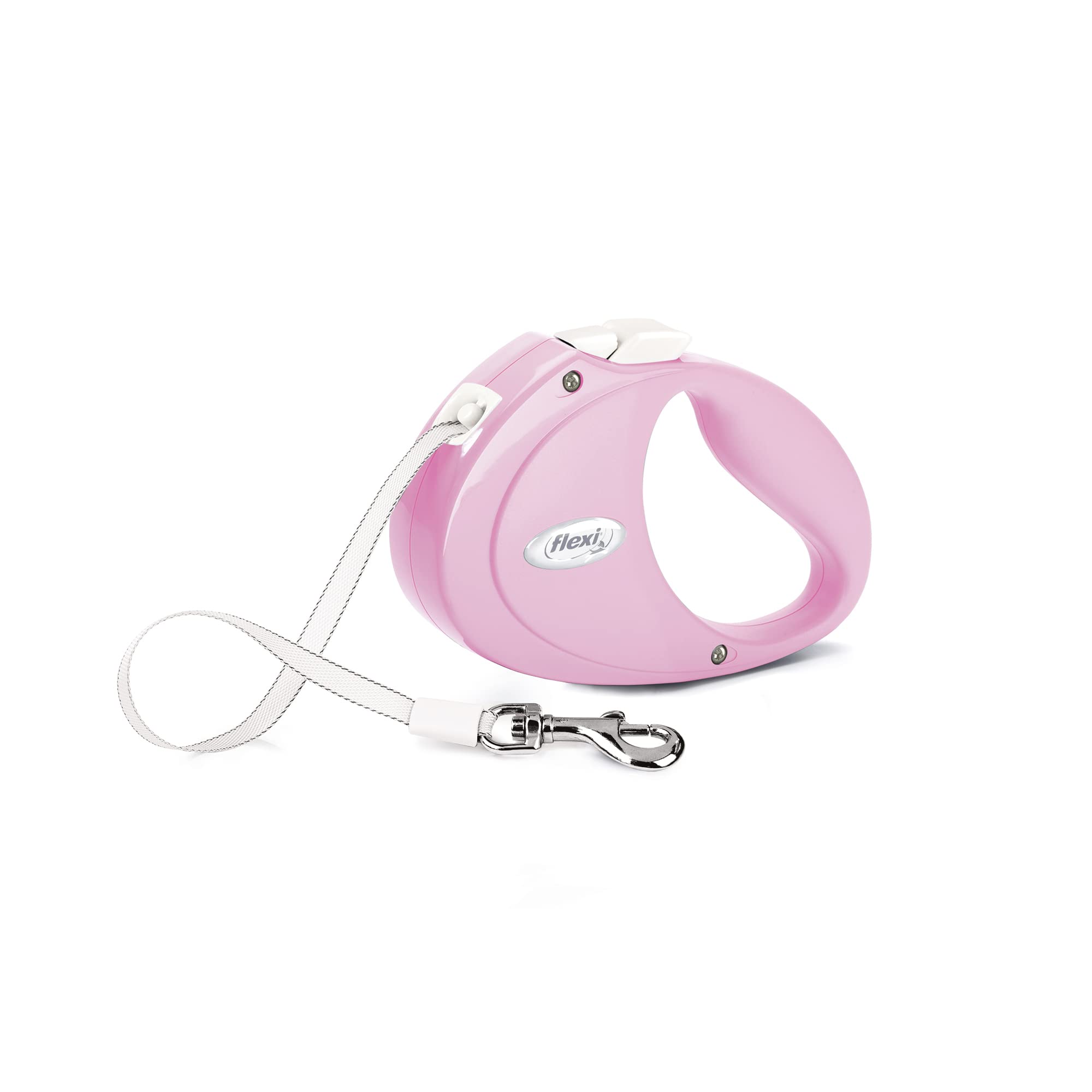 Flexi - Pu00T2-251-Ro - Dog Lead - Retractable Lead - Puppy Tape - 2 M - Pink