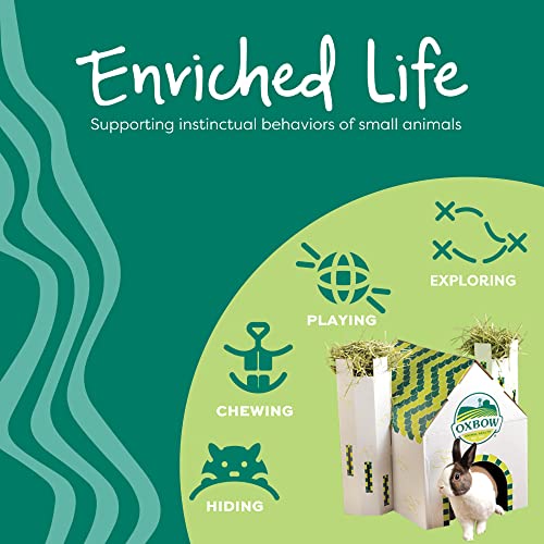 Oxbow Enriched Life Fleece Hammock, Small Animal Hideaway, Guinea Pig, Hamster, And Gerbil Shelter, Small Animal Enrichment, 1 Count