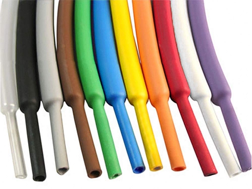 Electriduct 78 Heat Shrink Tubing 2:1 Shrinkable Tube Cable Sleeve - 100 Feet (Black)