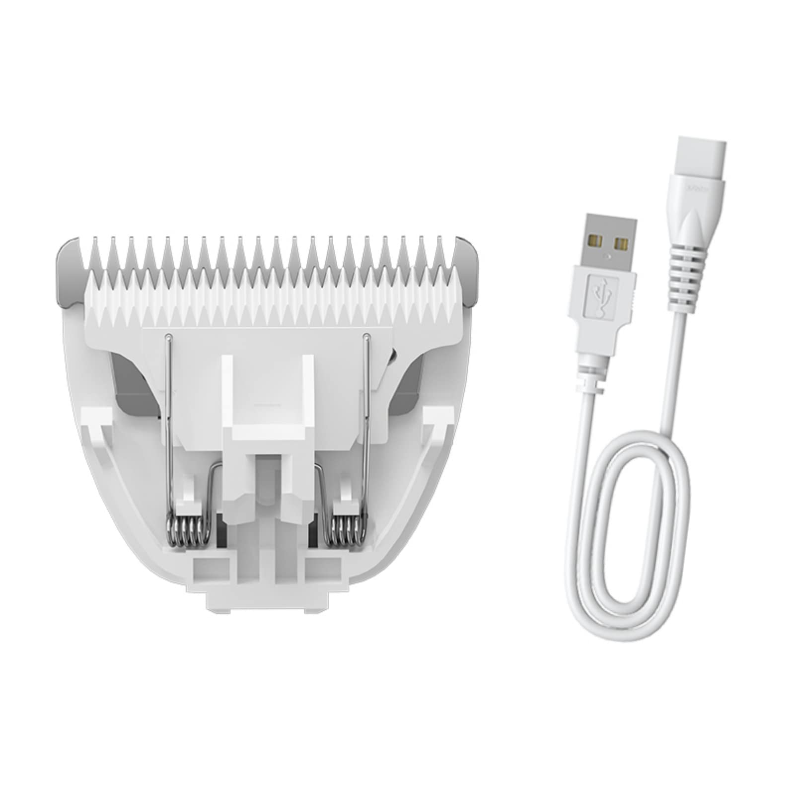 Founouly Upgrade Your Pet Grooming Game Professional Replacement Blades And Charging Cord - Safe, Sharp, And Easy To Use