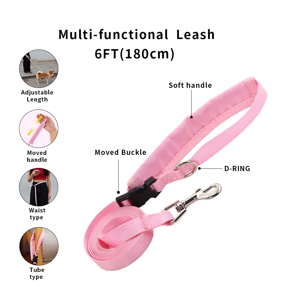 No Pull Dog Harness With Leash Set All Weather Mesh Adjustable Step In Fashion Splicing Escape Proof Vest Harness For Small And